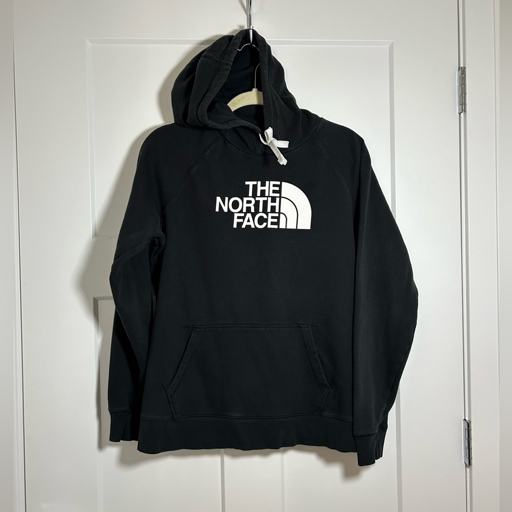 Women’s large hoodie sweatshirt, black North Face hoodie